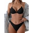 thumbnail image 4 of Top-kevin Women's Triangle Bikini Set Cheeky High Cut Sexy Two Piece Swimsuit Cute Halter Bathing Suit, 4 of 9