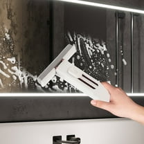 Mini Self-Squeezing Mop, Compact Floor Cleaner, Wet Dry Dual Use Mop, Hand-Wash Sponge Mop, Absorbent Cleaning Tool, Travel Mop, Desktop Glass Cleaner