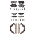 thumbnail image 1 of Transit Auto Front Rear Ceramic Brake Pads and Parking Shoes Kit for Car Subaru Outback Forester Impreza Legacy KTN-100583, 1 of 11