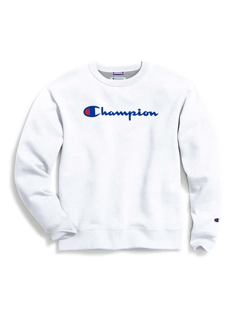 Champion Men's and Big Men's Powerblend Logo Crewneck