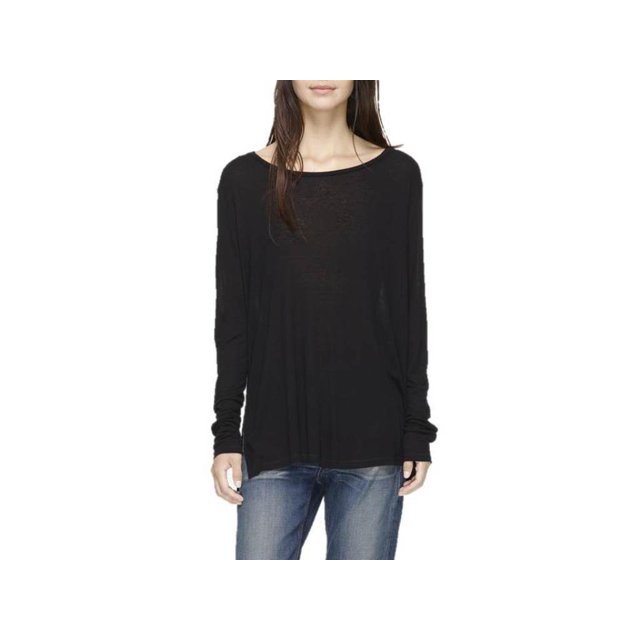 RAG & BONE / JEAN Concert Long Sleeve TEE Shirt TOP Rayon / Silk ( XS )