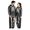 Z86-Grey, variant on YUEHUA Holiday Sleepwear Jumpsuit, Unisex Skeleton Pattern One-Piece Pajamas, Soft & Warm for Layering, for Couple's Outings