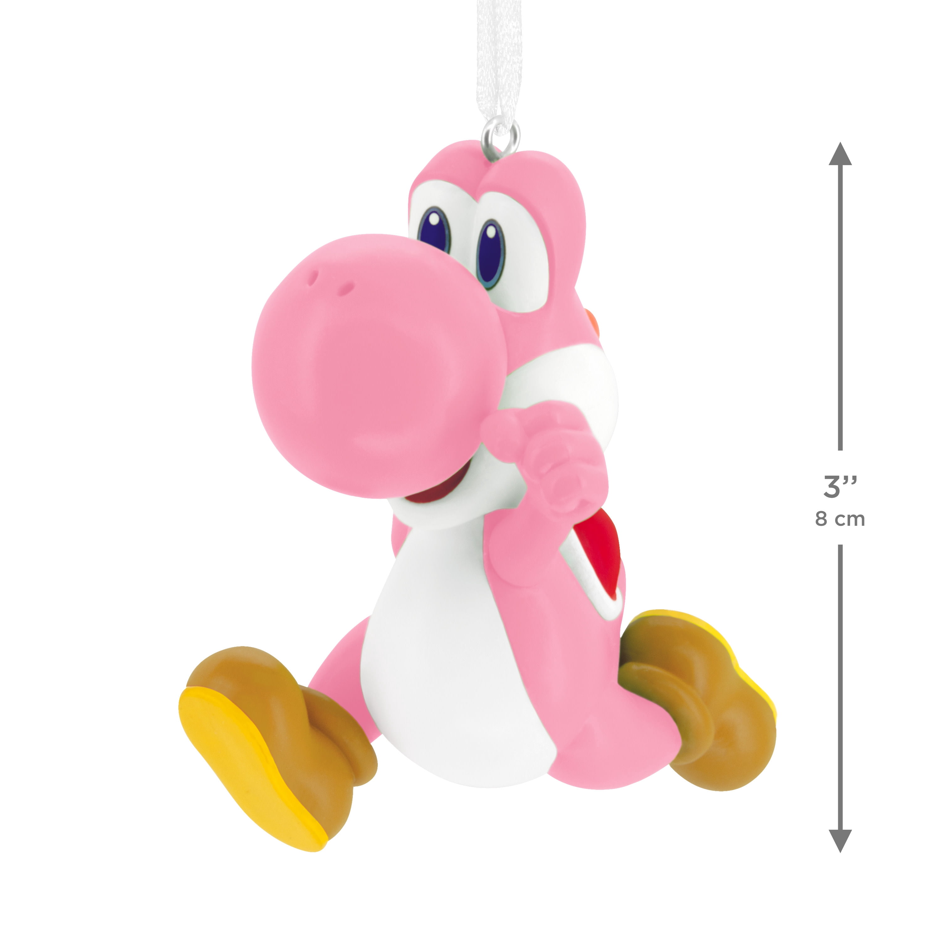 Hallmark Christmas Ornament (Nintendo Super Mario Pink Yoshi), 1 Count