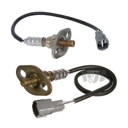 WJB 2Pcs Upstream + Downstream O2 Oxygen Sensor For 1998 Toyota T100 3.4L Manual Trans RWD