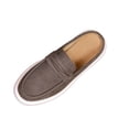 thumbnail image 2 of GERsome Women's Loafers Slip-On Comfort Walking Flats Casual Backless Work Shoes, Gray Size 7.5, 2 of 9