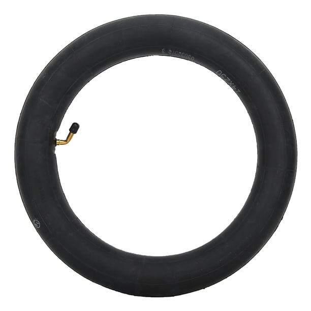Cámara de aire de caucho butílico para bicicleta eléctrica con válvula doblada de metal, accesorios para bicicleta eléctrica (14 x 2,50)
