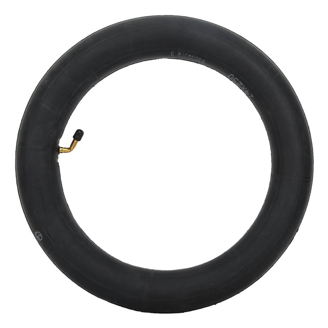 Cámara de aire de caucho butílico para bicicleta eléctrica con válvula doblada de metal, accesorios para bicicleta eléctrica (14 x 2,50)