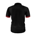 thumbnail image 5 of LTTVQM Mens Polo Shirts Short Sleeve 2026 Summer Casual Golf Shirts Collared Textured Slim Fit Button Men's Polo T Shirts Black 3XL, 5 of 5