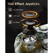EasySMX Wireless PC Controller, Bluetooth Controller Compatible with PC, Android/IOS, Switch/Steam, Starfield, with Hall Joystick Trigger, RGB Lighting Effect