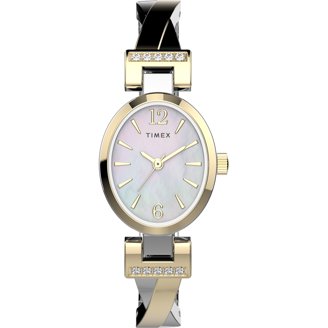 ⭐️ Women’s Caravelle New York silver tone watch with pearl iridescent face Caravelle New York by Bulova Women main image 4