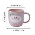thumbnail image 3 of Lilixerw Cute Cartoon Bathroom Toothbrush Cups,Mouthwash Cups,Bathroom Tumbler Cup,Tooth Brush Holders,Plastic Household Drinking Cups, 3 of 6