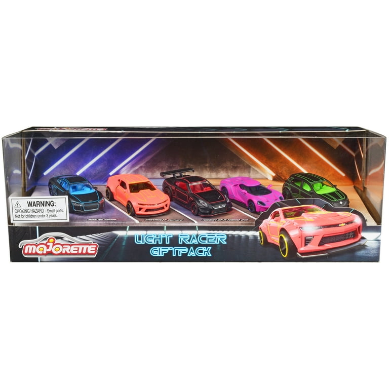 Light Racer Giftpack (2023) 5 Piece Set 1/64 Diecast Model Cars by Majorette  