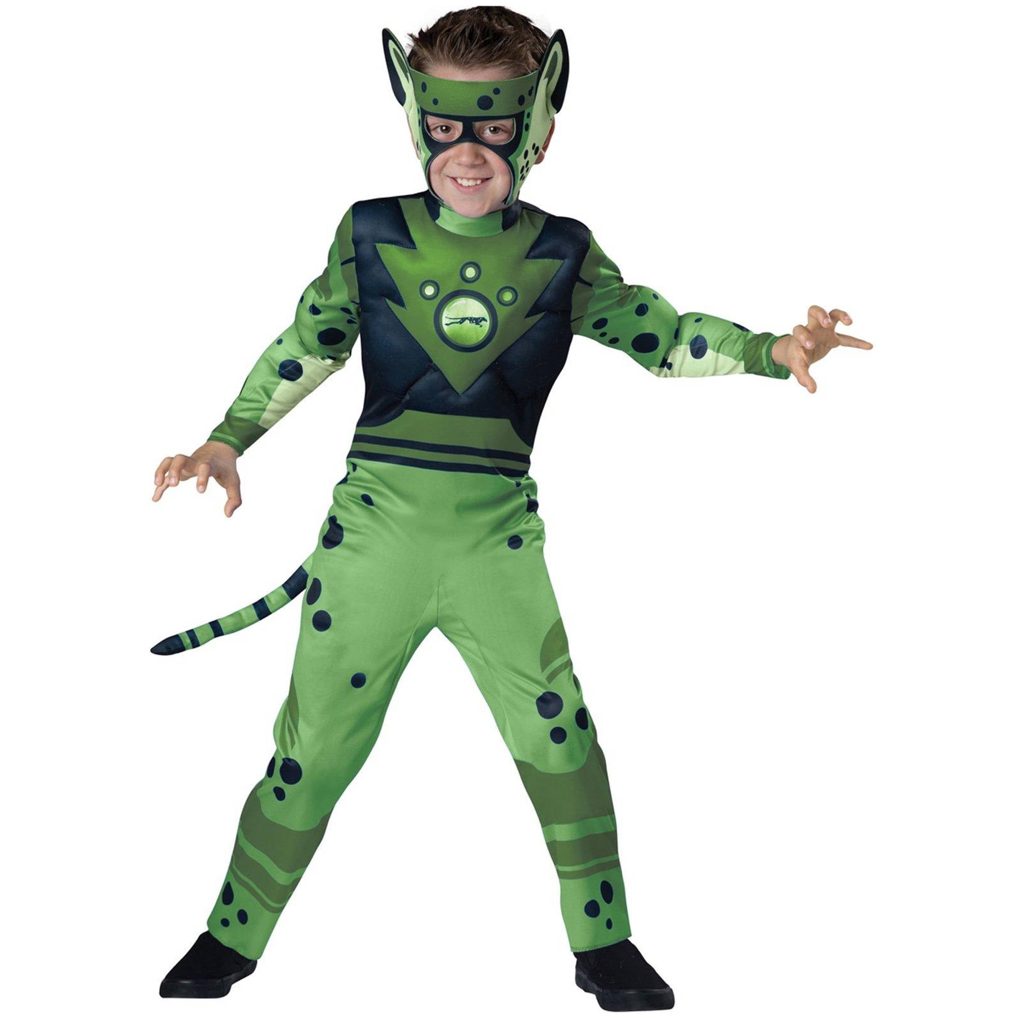 referee Pillar Marvel Wild Kratts Quality Green Cheetah Child Halloween Costume - Walmart.com