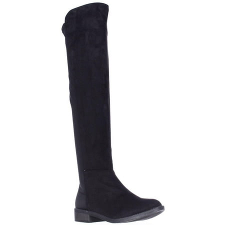 Womens Rebel by Zigi Olaa Over The Knee Stretch Back Boots, (Best Way To Stretch Boots At Home)