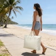 thumbnail image 4 of Weloille Sac de Voyage Imperméable 1 Pce, Grand Sac Fourre-Tout de Rangement pour Couette, Sac de Bagage Robuste Résistant aux Déchirures, Sac de Transport Pliable et Réutilisable pour Déménagement, Vêtements de Voyage, Literie, Rangement, 4 of 6