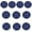 Deep Bluea, variant on Multipurpose Closures Button for Craft Outdoor Gears Sturdy Alloy Construction Portable Designs