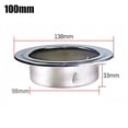 thumbnail image 1 of Round Pipe Flange Seat Tube Air Ventilation Hose Cover Rosette Plate Connector, 1 of 11