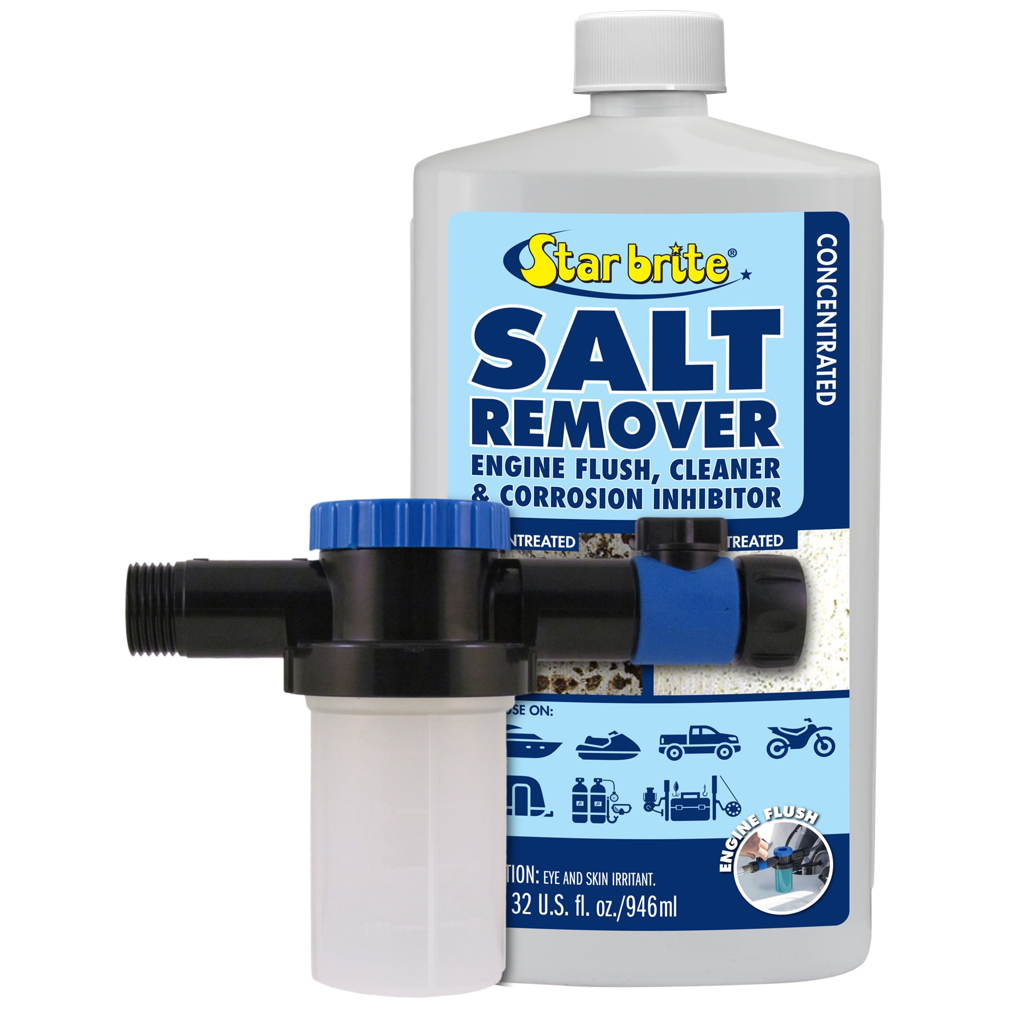 (2 pack) Star Brite Salt Remover Kit - 32oz – For Boats, Fishing & Dive Gear, Automobiles & more!