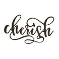 thumbnail image 2 of Lavish Home 20"x12" Modern Rustic Metal Cutout Wall Sign - Cherish, 2 of 8