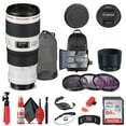 thumbnail image 1 of Canon EF 70-200mm F/4L IS II USM Objectif (2309C002) + Trousse de Filtres + Sac à Dos + Plus, 1 of 7