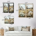 thumbnail image 4 of Designart "Quiet Retreat at the Farmhouse II" Farm Wall Art Set Of 2 - White Landscapes Wall Decor Set Of 2, 4 of 7