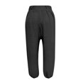 thumbnail image 6 of Wide Leg Pants for Women Loose Drawstring Elastic Waist Trousers with Pockets Summer Beach Vacation Clothes by Yigetop Black L, 6 of 7