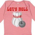 thumbnail image 4 of Inktastic Let's Roll Bowling Boys or Girls Long Sleeve Baby Bodysuit, 4 of 5