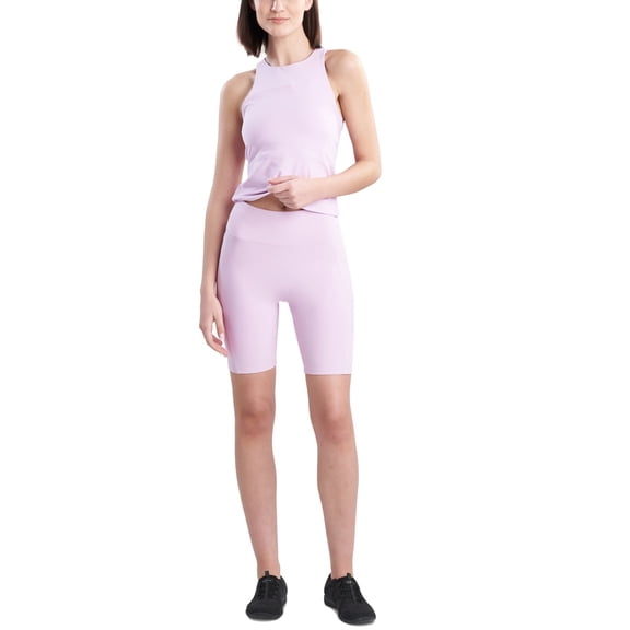 Josie Natori Women's Solstice Bike Shorts Purple Size Small