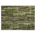 thumbnail image 2 of Addison Rugs Chantille Indoor/Outdoor Transitional Stripes Olive Washable Rectangle Rug, 1'8" x 2'6", 2 of 6