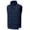 Navy, variant on Men's Puffer Vest Quilted Vest Outdoor Sport Sleeveless Zipper Autumn Winter Waistcoat Navy L