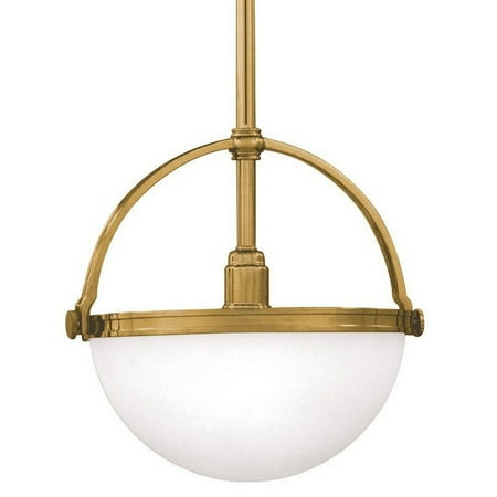

One Light Mini Pendant 14.25 inches Wide By 21 inches High-Aged Brass Finish Bailey Street Home 116-Bel-673159
