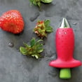 thumbnail image 4 of PEACNNG 2pcs Set Kitchen Fruit Gadget Tools Strawberry Slicer Cutter Strawberry Corer Strawberry Huller Leaf Stem Remover, 4 of 5