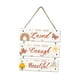 thumbnail image 2 of Placa de pared BLESIY Letrero para colgar en la pared bohemio decorativo para granja, 2 of 8