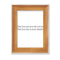 thumbnail image 1 of Poetry What You See Is Shadow Desktop Wooden Photo Frame Display Picture Art Painting Multiple Sets, 1 of 3