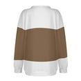 thumbnail image 4 of TACILIP Vêtements d'Automne pour Femmes Chandail en Molleton pour Femmes Chandail Hauts à Manches Longues Col Rond Chemises à Boutons Décontractées Mode Automne Tenues de Printemps Vêtements d'Hiver, Cadeaux pour Femmes, 4 of 4