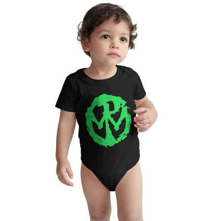 

Penny-Wise s Toddler Baby Boys Girls Short-Sleeve Bodysuits Cotton Romper Black 2 Years