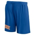thumbnail image 3 of Men's Fanatics Blue New York Knicks Free Throw Mesh Shorts, 3 of 3