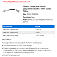 thumbnail image 2 of Exhaust Temperature Sensor - Compatible with 1985 - 1991 Toyota Pickup 1986 1987 1988 1989 1990, 2 of 2