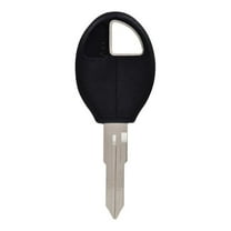 Automotive Universal Key Blank for 37R Double Sided for Infiniti - Case of 5, Black & Silver