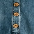 thumbnail image 4 of Morttic Women's Retro Denim Romper – Vintage Style Suspenders Shorts Jumpsuit with Pockets, Loose Fit Casual Streetwear Blue，S, 4 of 6