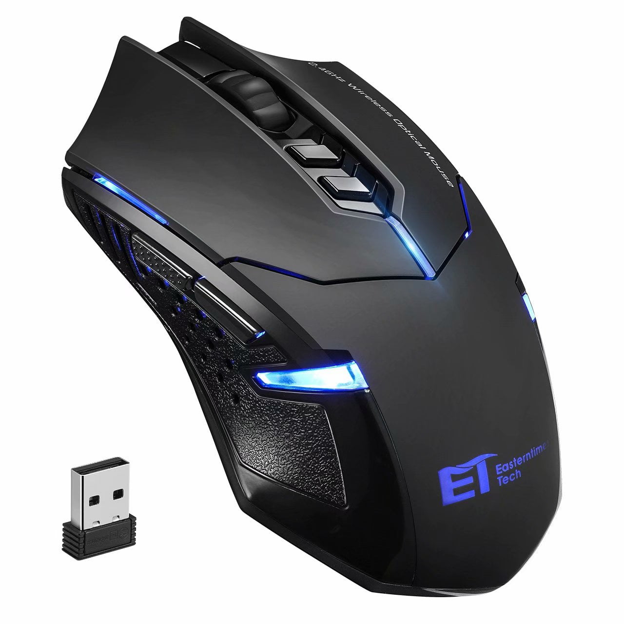 Gaming Mouse Fabric Wireless Mouse Office Mouse Notebook Mouse Ergonomics Color : Blue