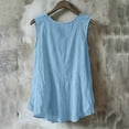 thumbnail image 4 of cocolona Summer Tank Tops for Women Ruffle V Neck Sleeveless Shirts Trendy Casual Solid Color Blouses, 4 of 5