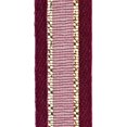 thumbnail image 3 of Gold-Lined Satin Edge Organza Ribbon, 3/8-Inch, 25-Yard - Wine, 3 of 3