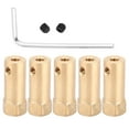 thumbnail image 1 of Acoplamiento del eje del motor, 5 piezas, 30 mm de longitud, conector del motor, acoplamiento hexagonal, calidad superior, 1 of 9