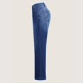 thumbnail image 5 of KANG Women Wide Leg Jeans For Casual High Waisted Strechy Straight Leg Loose Denim Pants With Pocket, 5 of 6