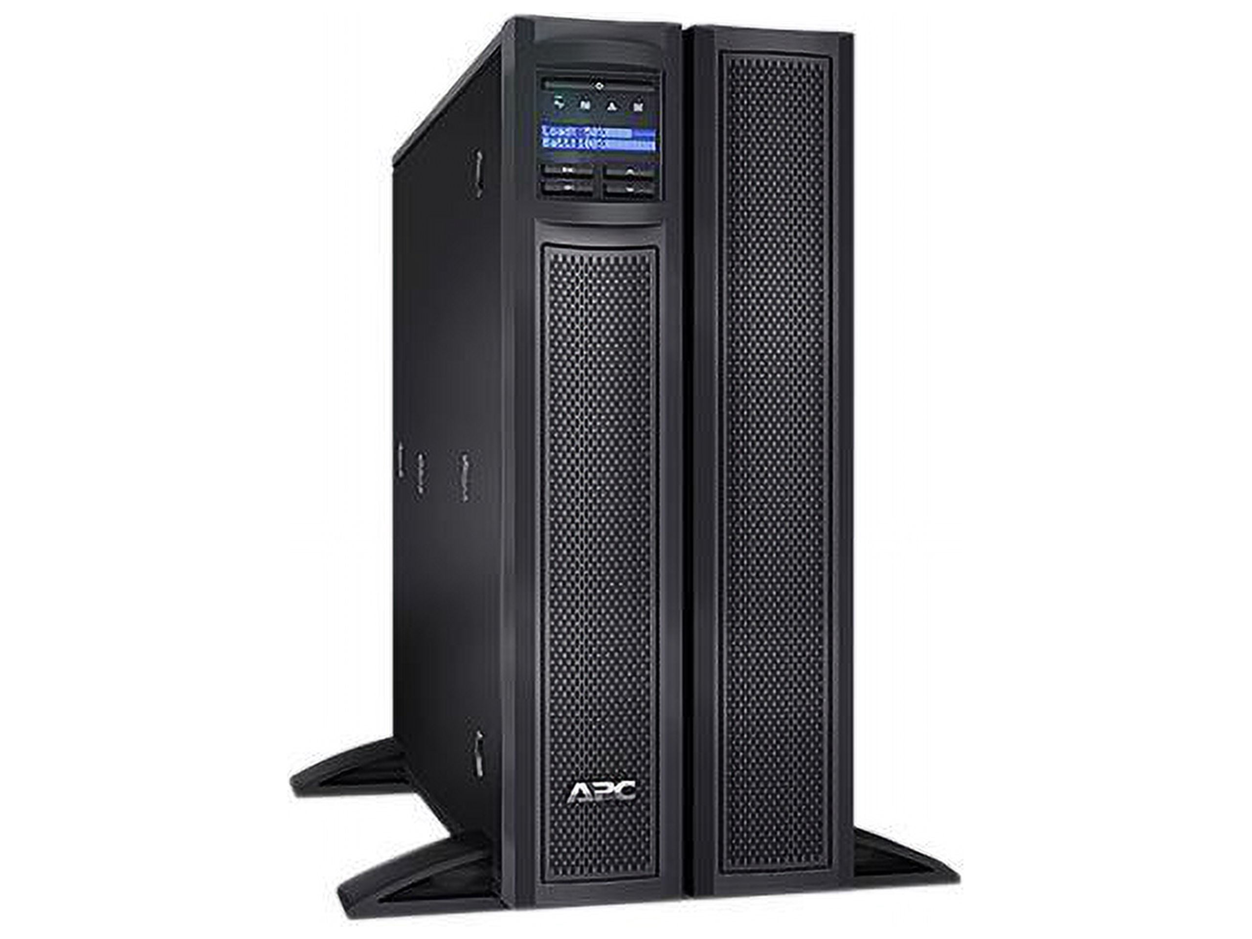 American Power Conversion (APC) SMX3000LVNC Short-Depth Smart-UPS X 3000VA Rack/Tower LCD 100-127V with Network Card