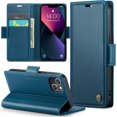 thumbnail image 1 of Case for iPhone 13 Wallet Case with Card Holder, Kickstand RFID Blocking Magnetic Closure Shockproof Protective PU Leather Cover for iPhone 13 Flip Wallet, 1 of 7