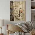 thumbnail image 2 of Designart "Minimalist Guardians of the Forest I" Animals Print on Natural Pine Wood, 2 of 5