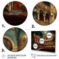 thumbnail image 3 of Designart "Curtain Call Theatres in Architecture V" Architecture Floater Framed Canvas Wall Art, 3 of 7
