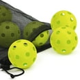 thumbnail image 3 of Athletic Works 11" Plastic Practice Softballs with Mesh Carry Bag, 6 pack, Yellow, 1 oz, New, 3 of 7
